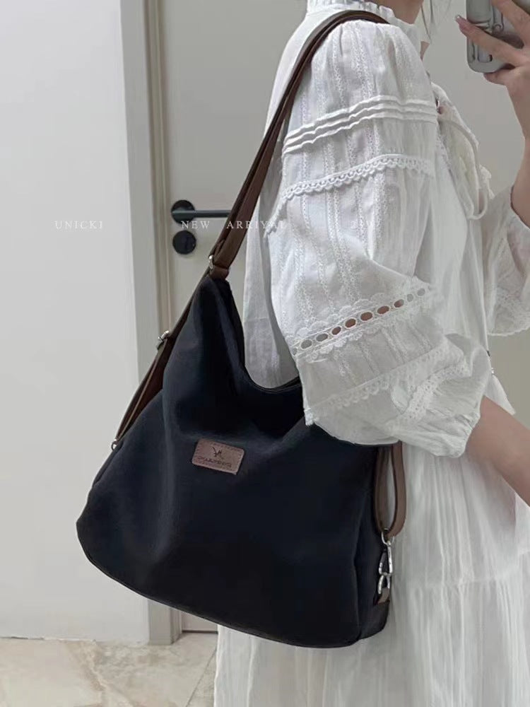 Women's Class Canvas Summer Large Capacity Commuter Crossbody Bags