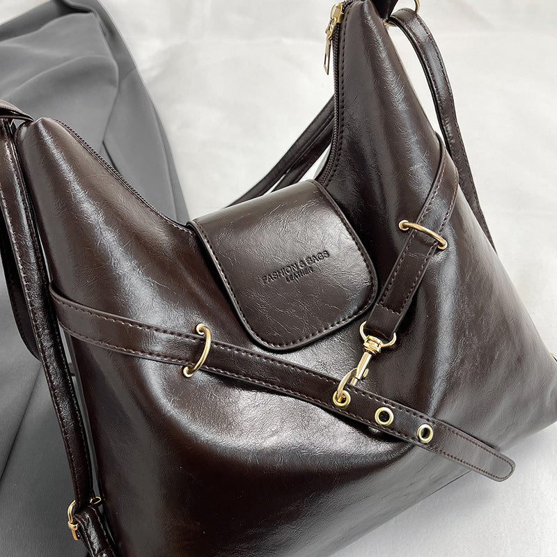 Women's Retro Commuter Large Capacity Design Lightweight Shoulder Bags