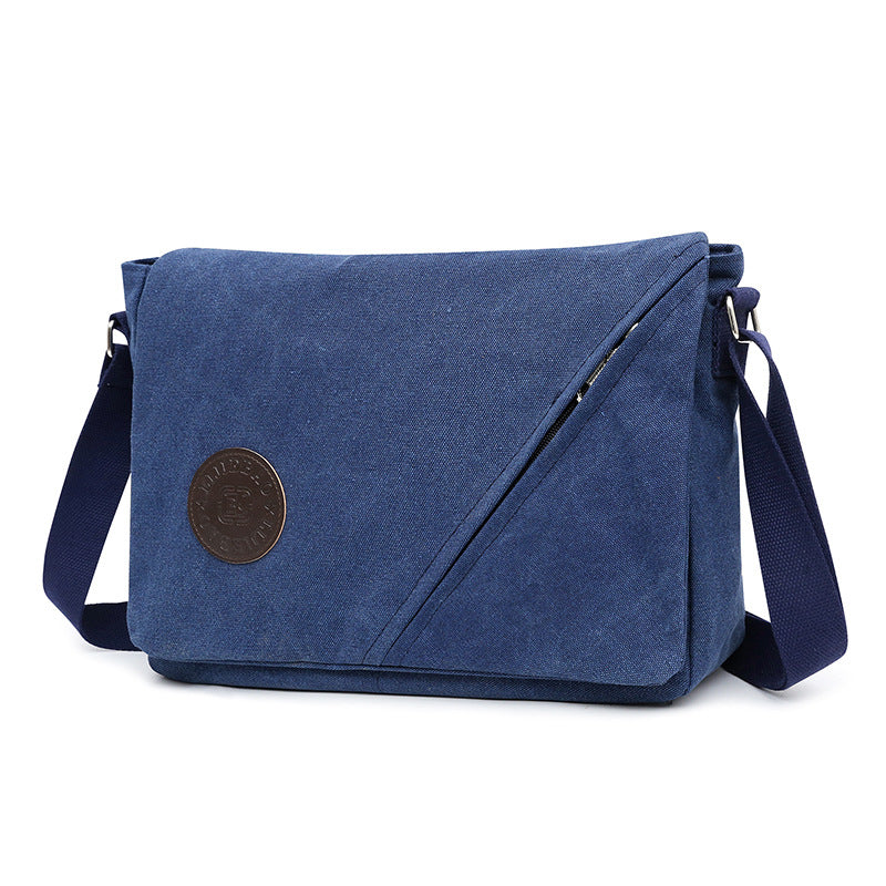 Men's Retro British Simple Canvas For Bags
