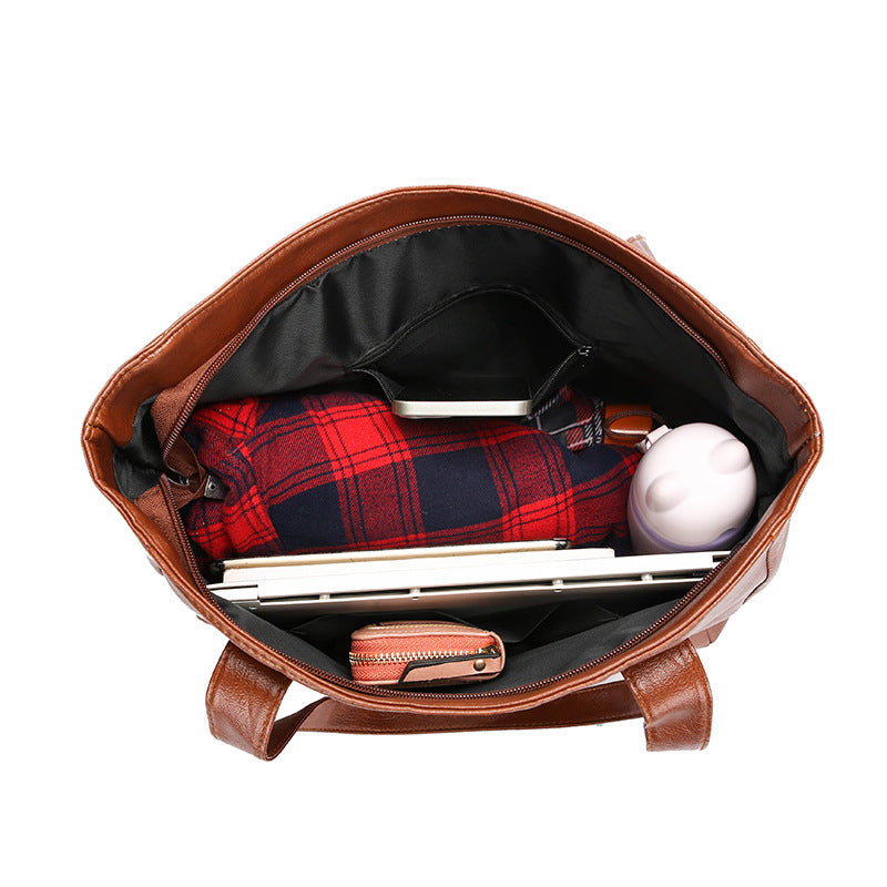 Direct Sale Big Simple Large Capacity Totes Thickened Shoulder Bags