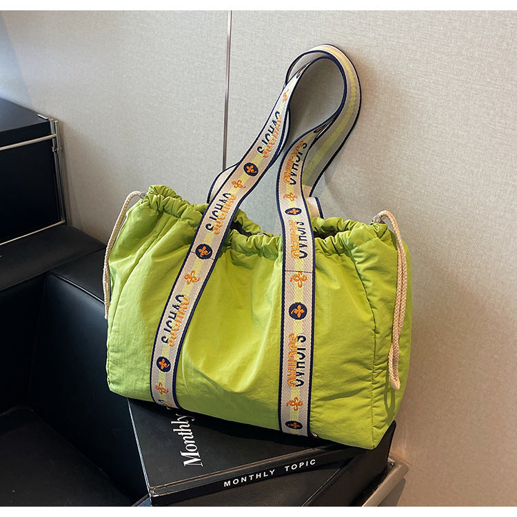 Cloth Large Capacity Totes Minority Simple Shoulder Bags