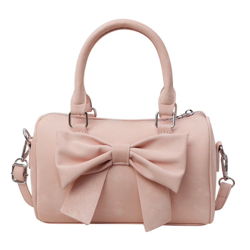 Women's Design Korean Style Bowknot Portable Boston Bags