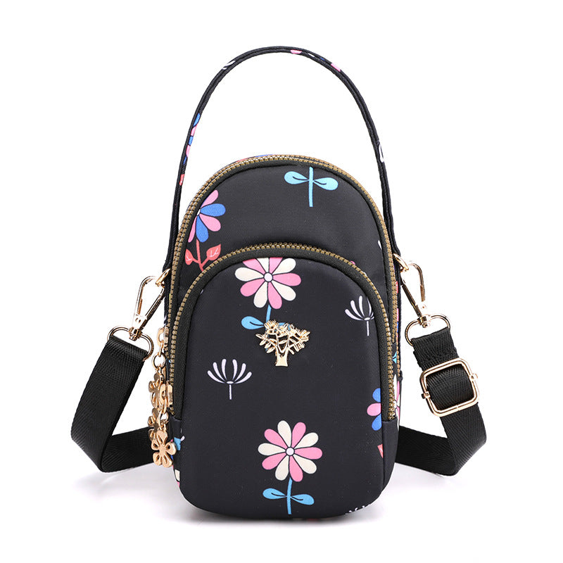 Women's Mobile Mini Canvas Clutch Portable Phone Bags