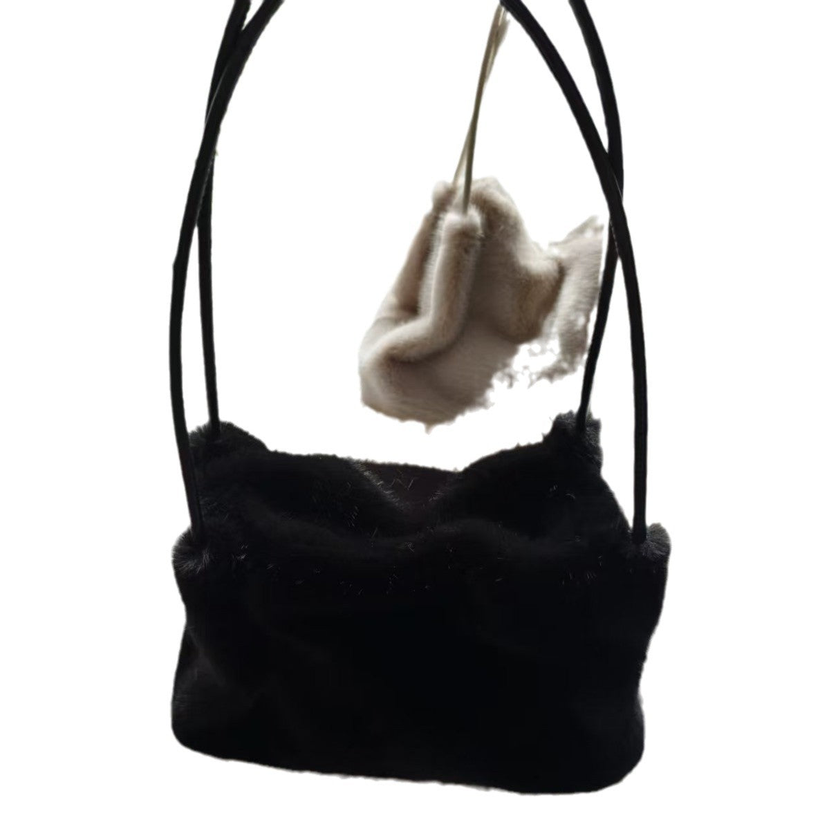 Women's Cool Plush Fur Furry Korean Bags