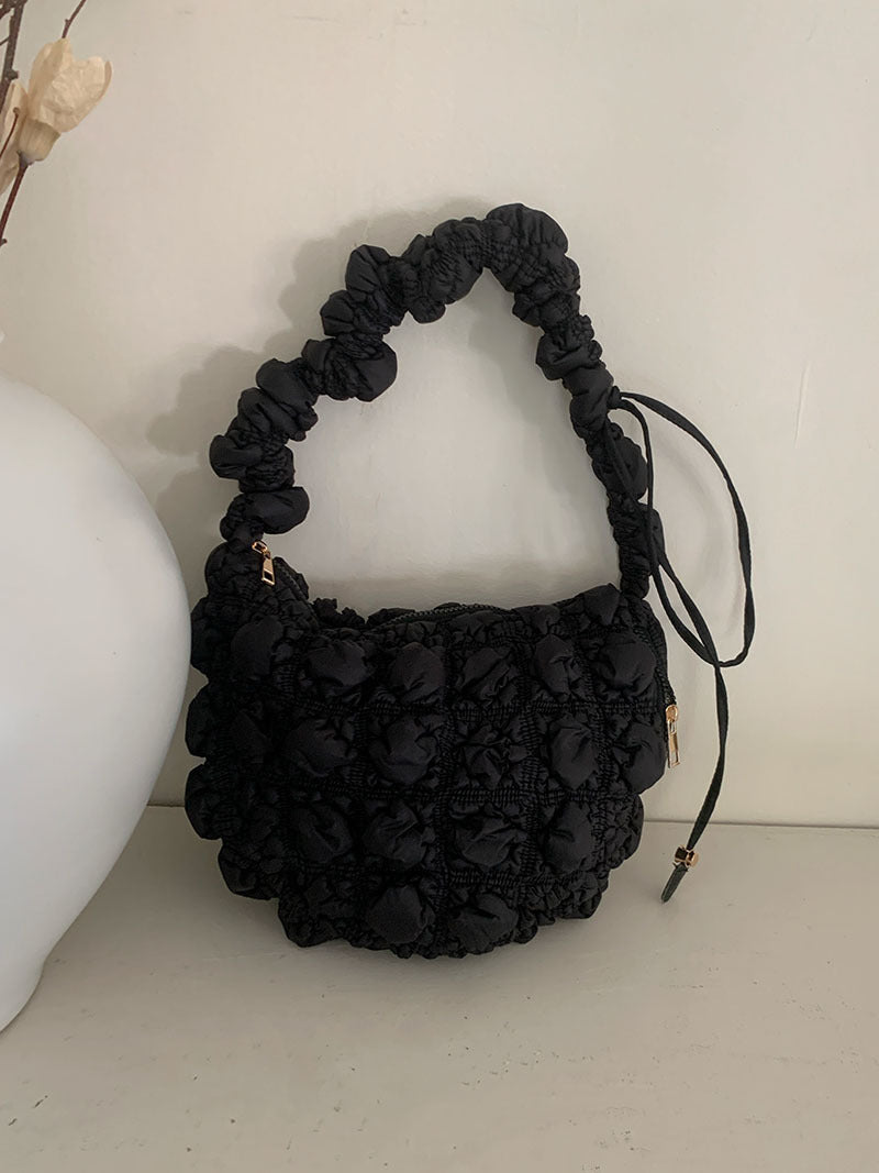 Women's Niche Puff Underarm Korean Style Down Jacket Shoulder Bags