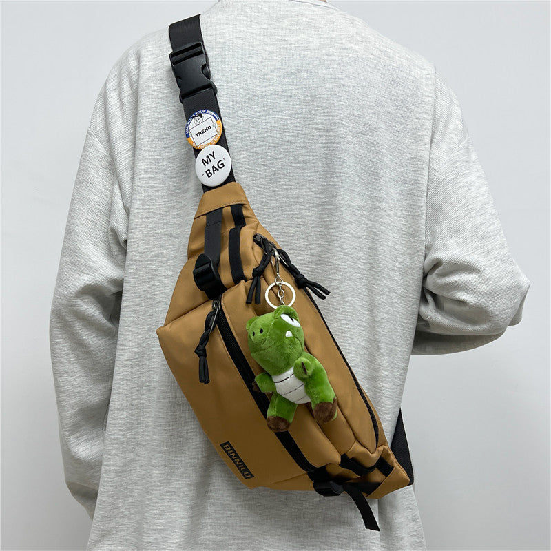 Men's Large Capacity Waterproof Female Korean Style Men's Chest Bags
