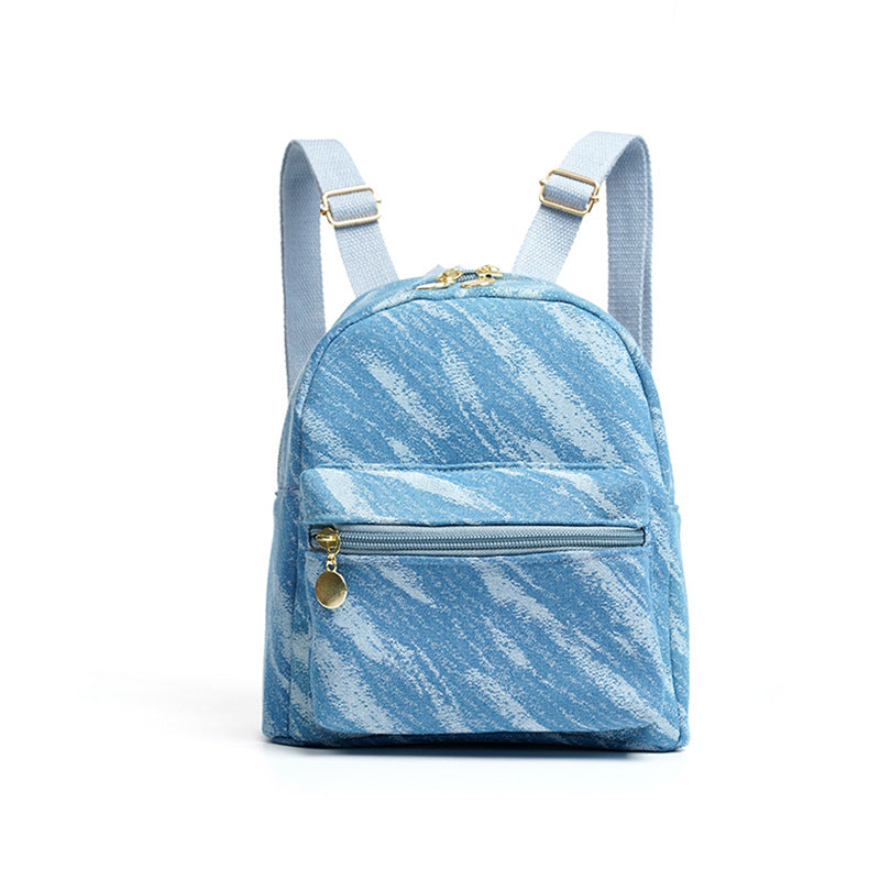 Women's Denim Large Capacity Female Mori Fresh Backpacks