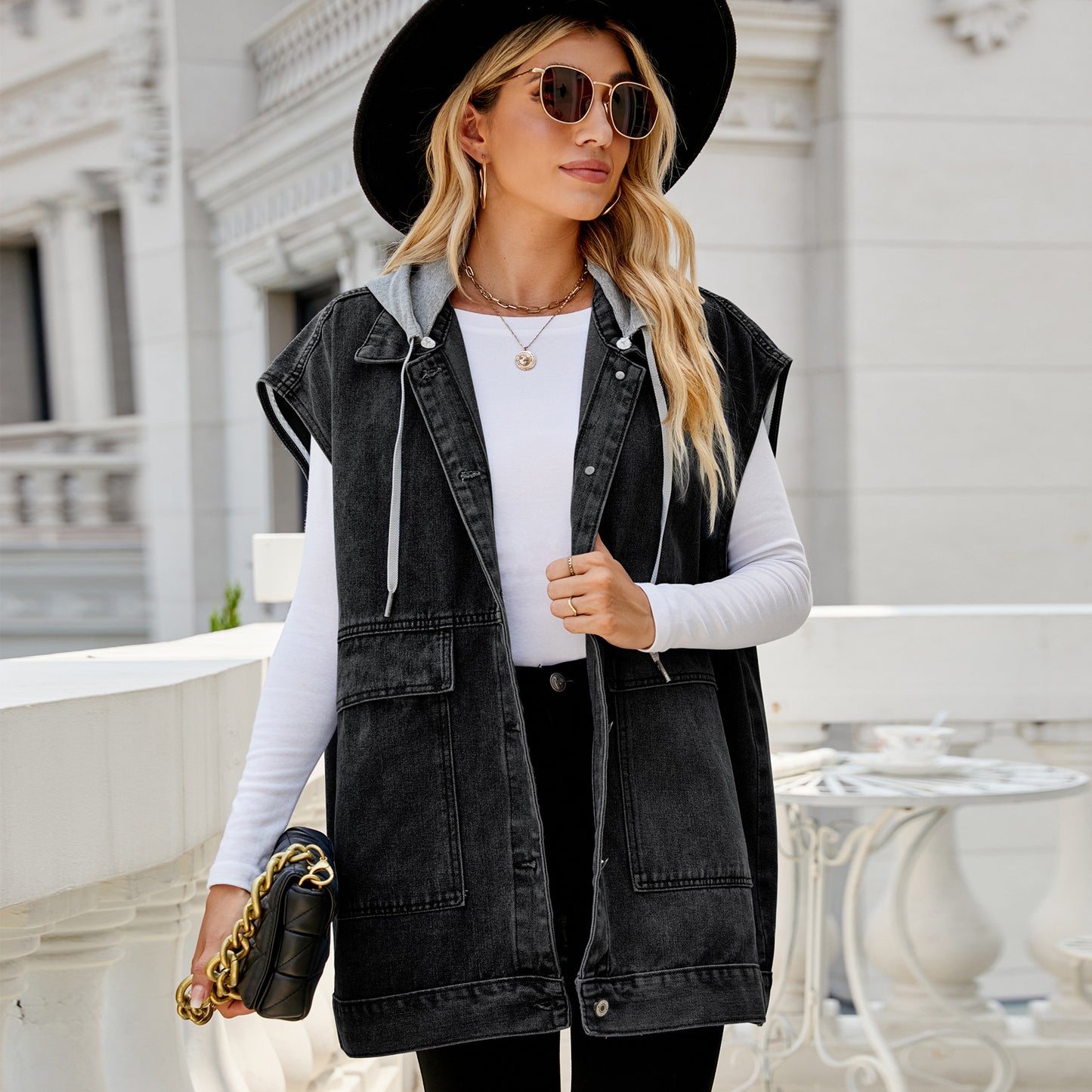 Women's Summer Denim Waistcoat Fashion Sleeveless For Vests