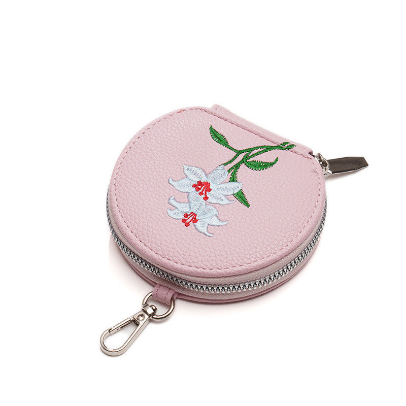 Women's Unique Large Capacity Embroidered Mobile Phone Bags
