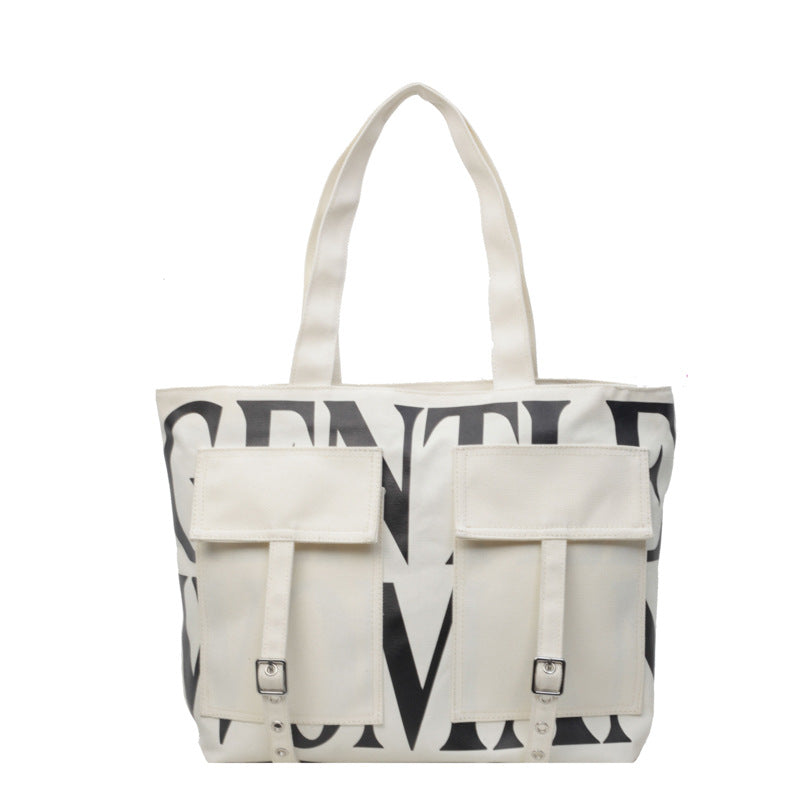 Women's Large Capacity Canvas Fashion Commuter Shoulder Bags