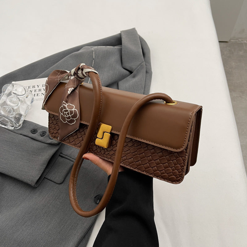 Retro Woven Commuter Design Versatile Underarm Armpit Bags