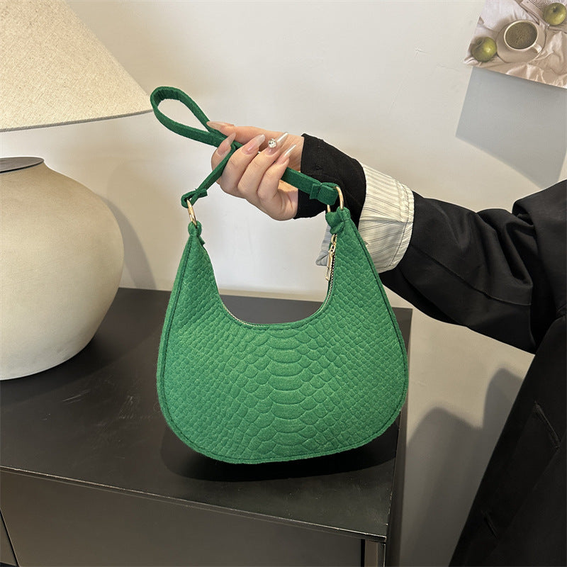 Women's Underarm Spring Fashion Portable Moon Minority Bags