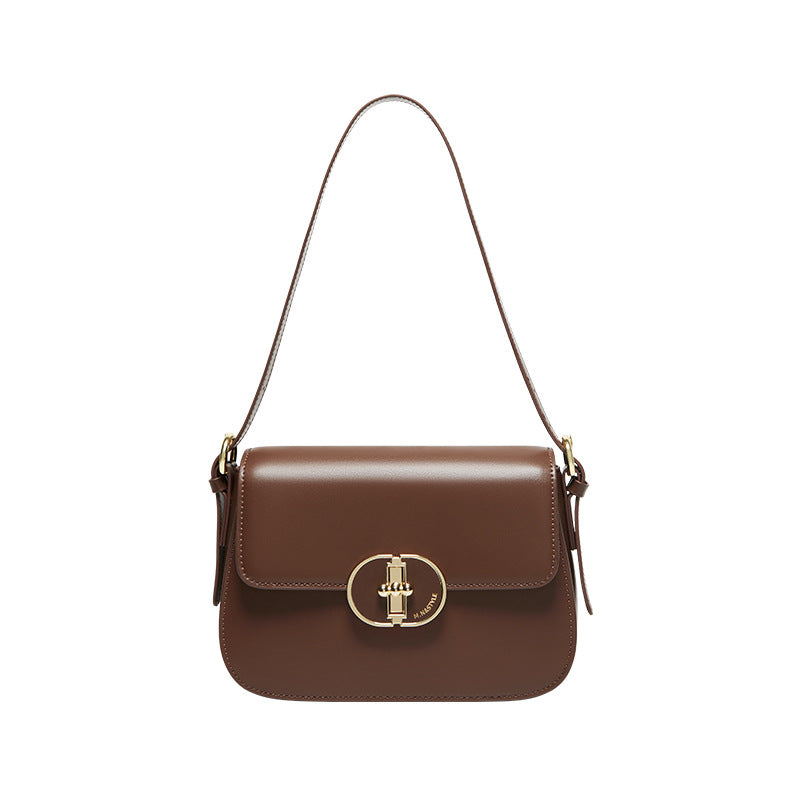 Women's Trendy Fashion Female Senior Leather Shoulder Bags