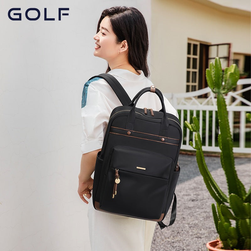 Women's Large Capacity Portable Inch Computer Canvas Backpacks