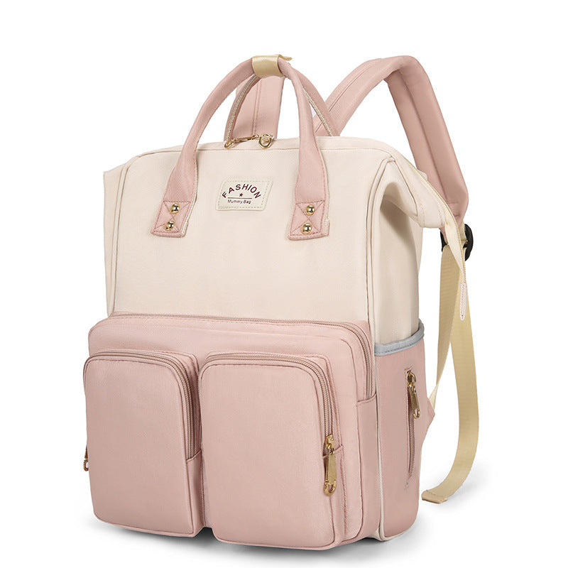 Women's Diaper Mom Fashion Waterproof Large Capacity Backpacks