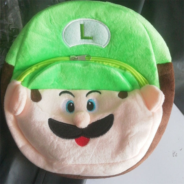 Classy Cute For Boys Cartoon Plush Backpacks