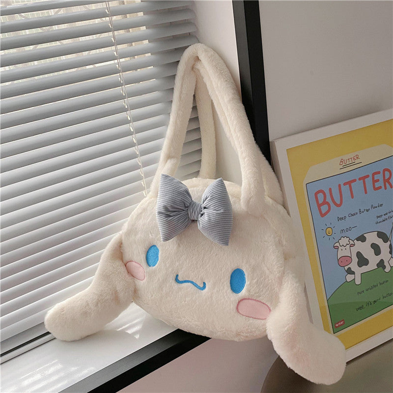 Cute Little Monster Plush Large Capacity Shoulder Bags