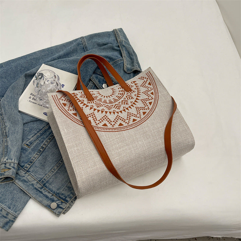 Women's Commuter Large Capacity Versatile Korean Style Tote Bags