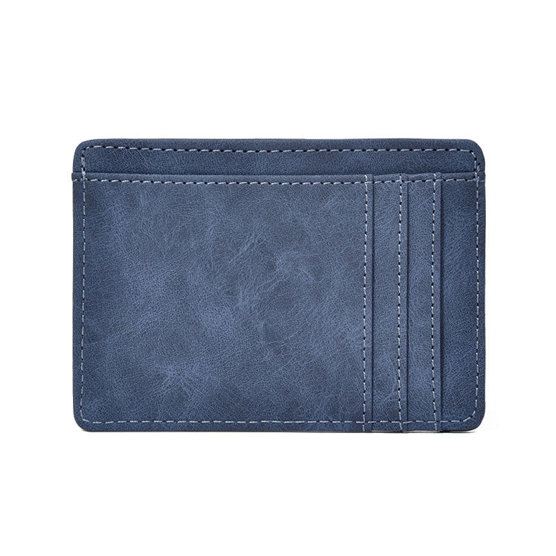 Men's Crazy Horse Leather Neutral Unisex Position Ladies Wallets