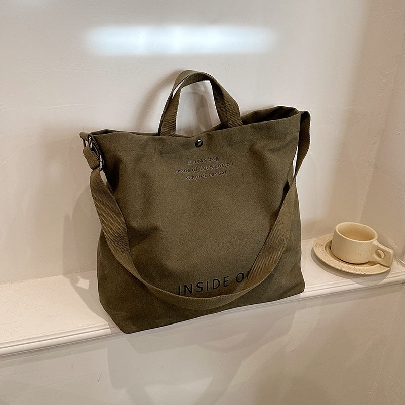Retro Canvas Trendy Female Portable For Crossbody Bags