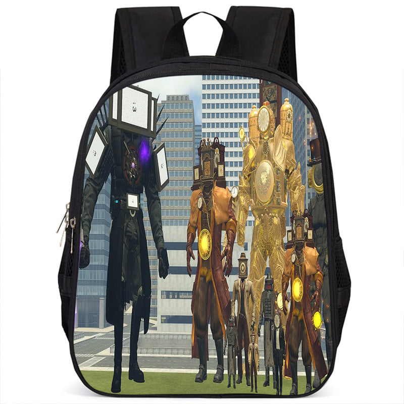 Electric Drill Red Lotus Monitor Inch Backpacks
