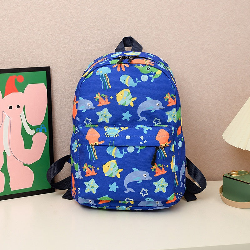 Children's Glamorous Waterproof Printed Cartoon Fashion Kindergarten School Bags