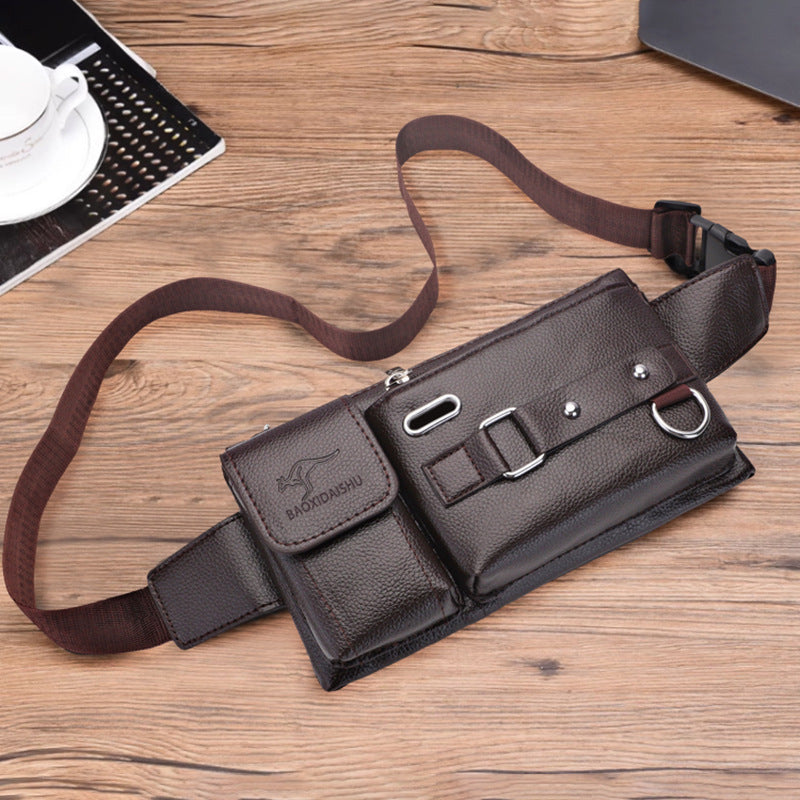 Men's Fashion Personalized Riding Large Capacity Cell Men's Messenger Bags