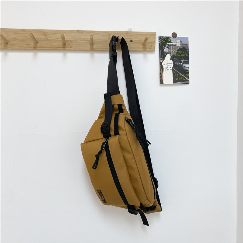 Men's Large Capacity Waterproof Female Korean Style Men's Chest Bags