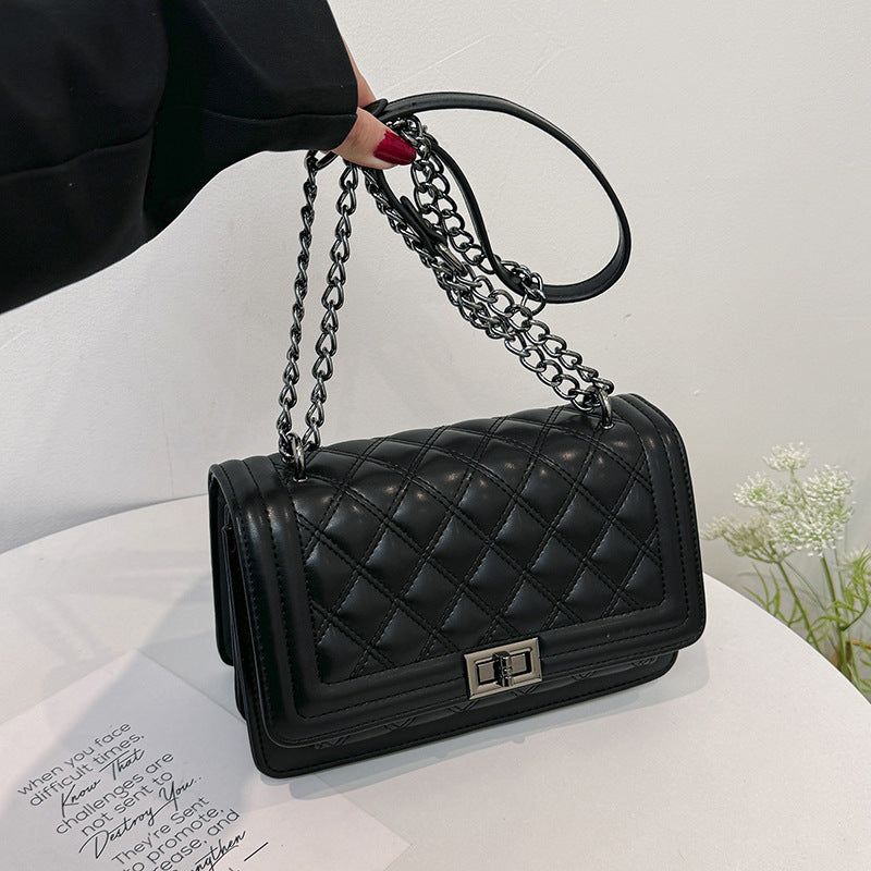 High-grade Western Style Korean Simple Chic Small Square Bags