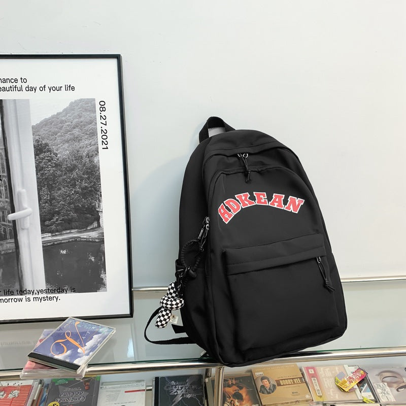 Female Korean Style Simple College High Backpacks