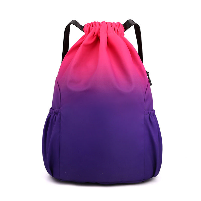 Women's & Men's & Waterproof Drawstring Simple Folding Nylon Bags