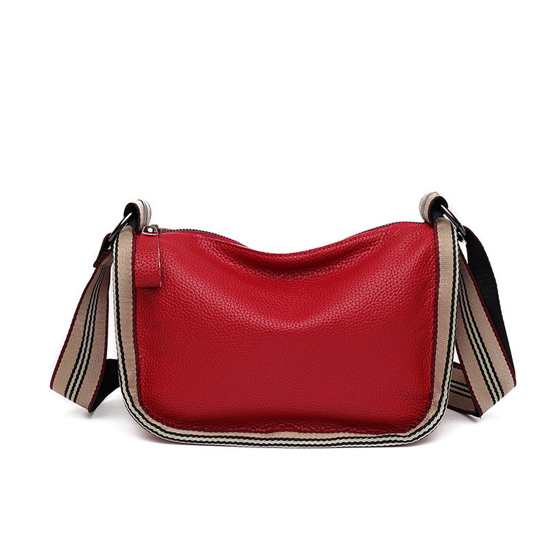Women's Genuine Leather First Layer Cowhide Large Capacity To Crossbody Bags