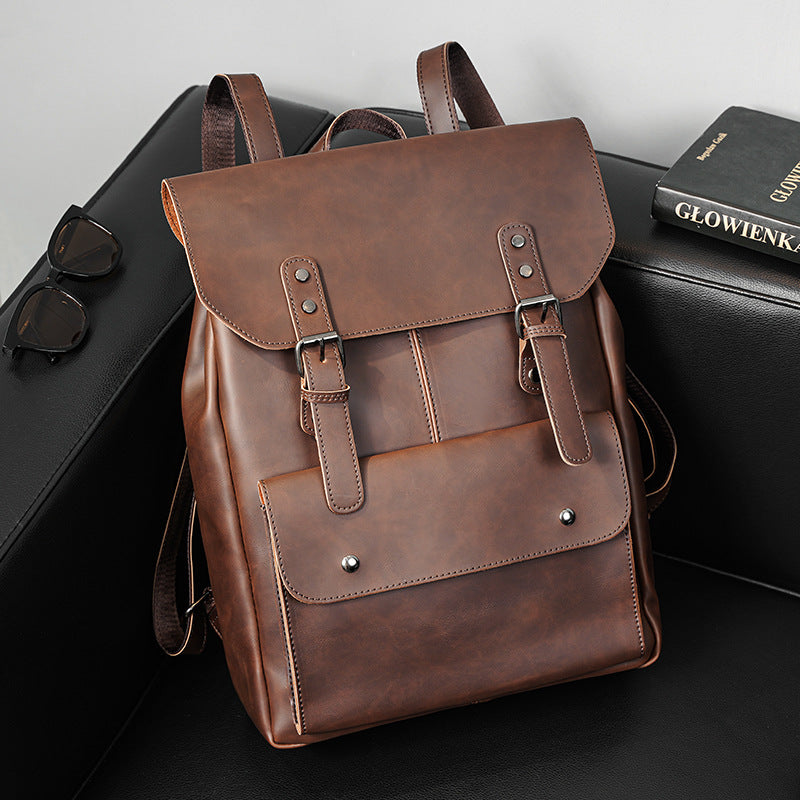 Women's & Men's & Korean Style Retro Simple Leisure Backpacks