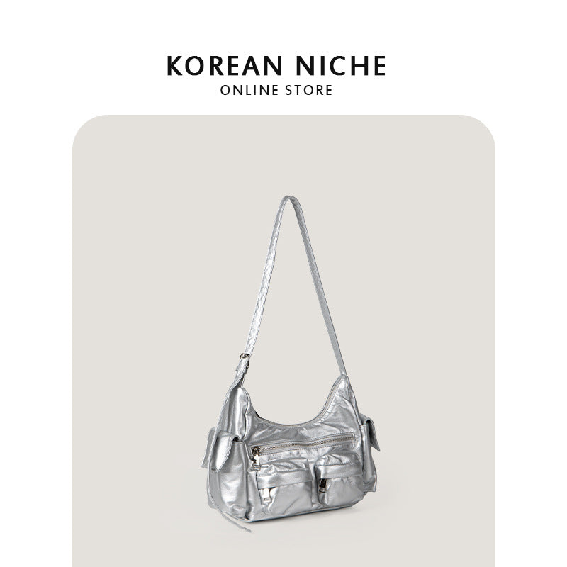 Style Sweet Cool Motorcycle Niche Trendy Shoulder Bags