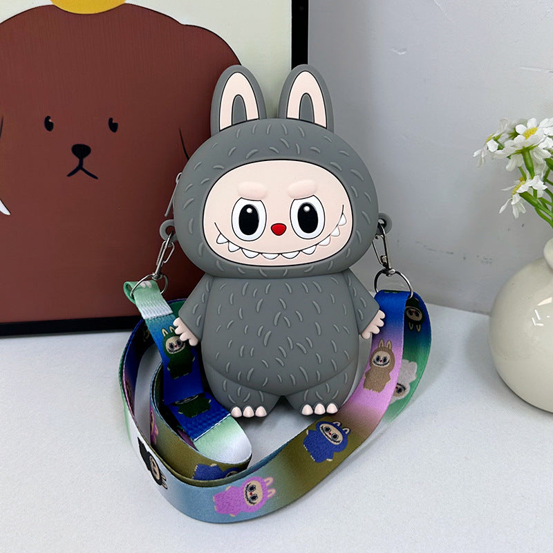 Cute Super Popular Cartoon Silicone Color Children's Coin Purse