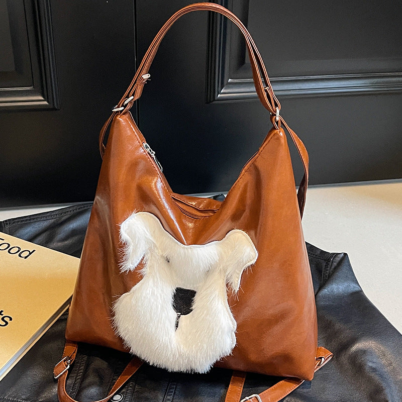 Women's Cute Cartoon Large Capacity Totes Korean Backpacks