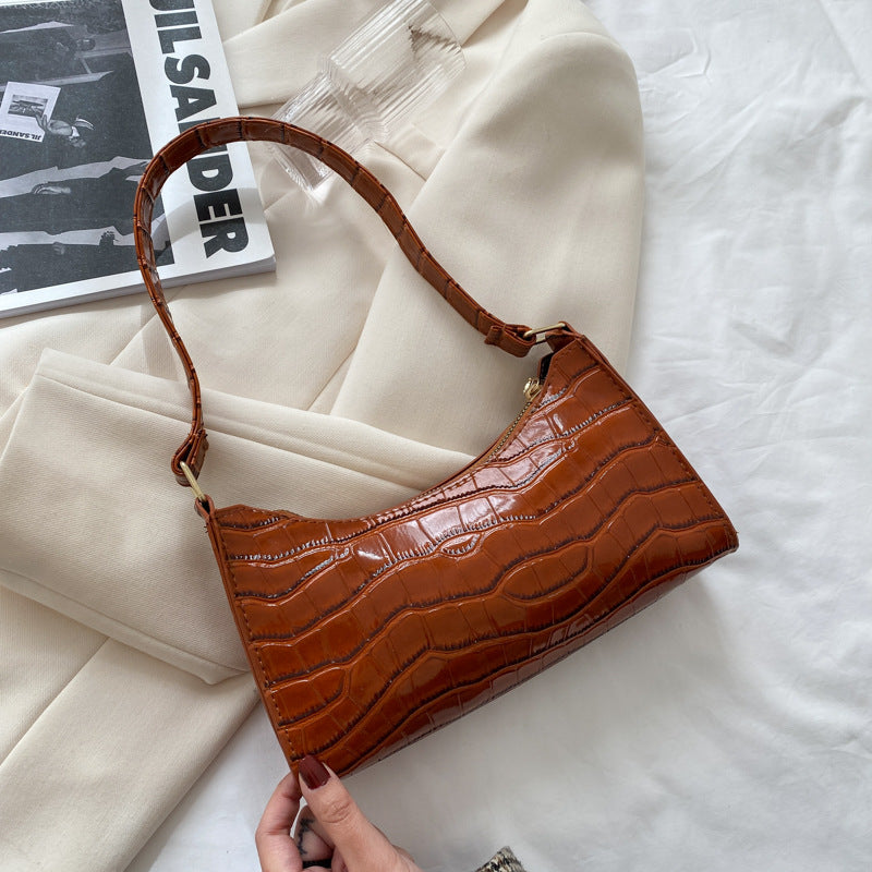 Women's Korean Style Summer Trendy Stone Pattern Bags
