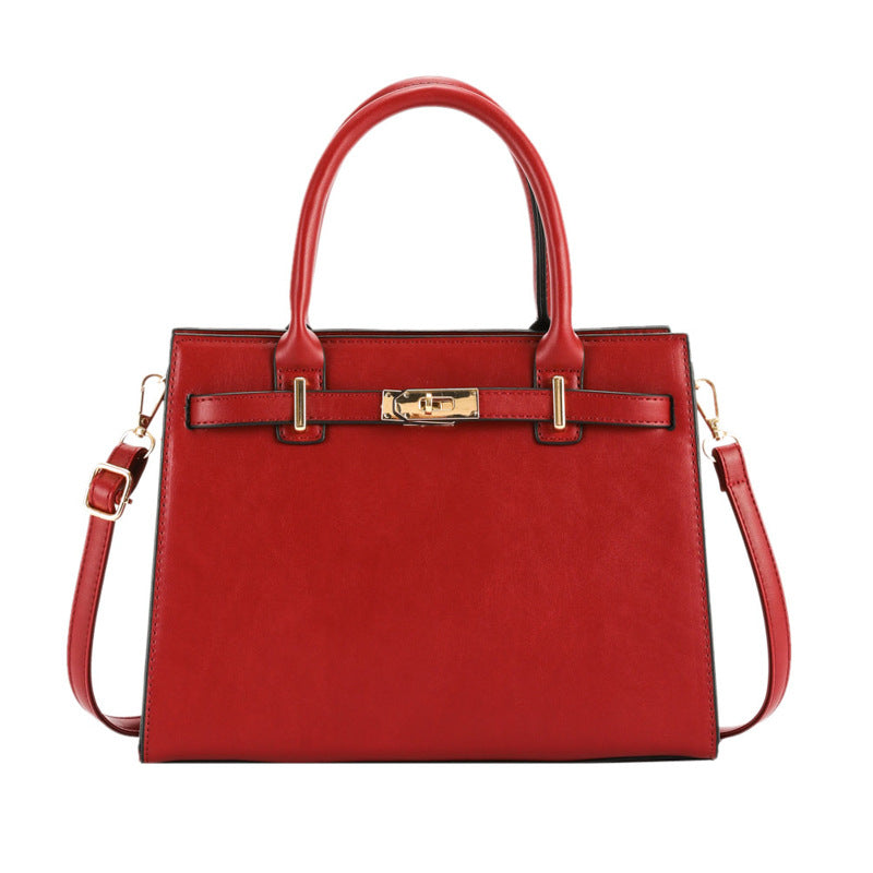 Women's High-grade Large Capacity Red Wedding Elegant Shoulder Bags