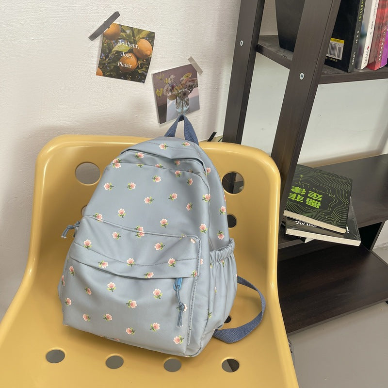 Floral Mori Style Good-looking Artistic Commuter Backpacks