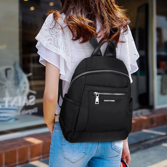 Women's Oxford Cloth Fashionable Korean Style Mom Simple Backpacks