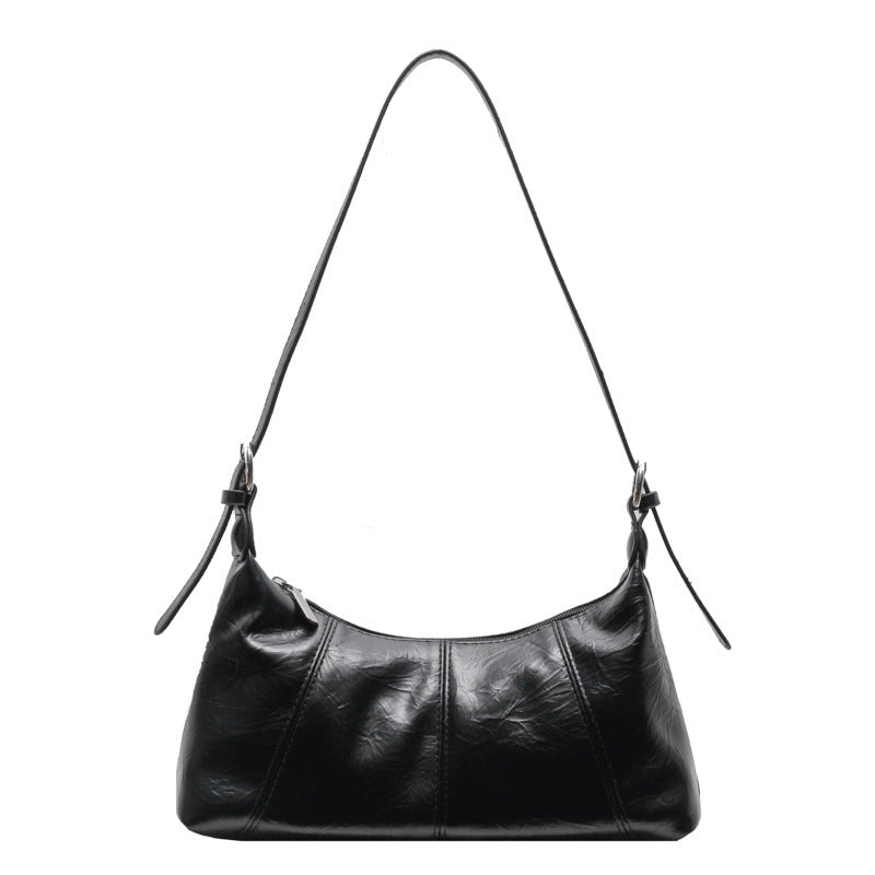 Women's Niche Large Capacity Dumpling Korean Retro Bags