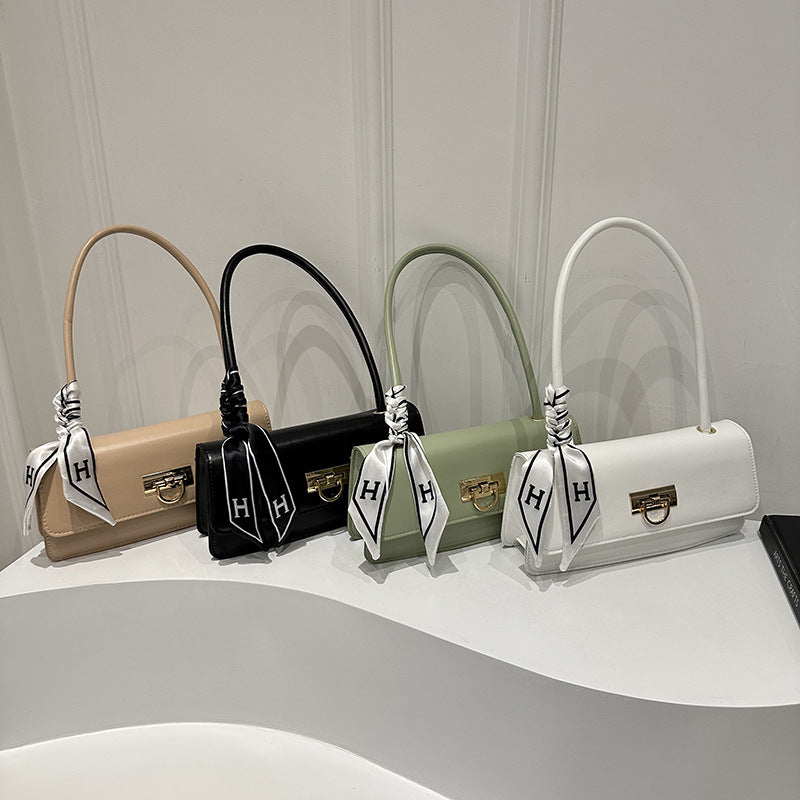 Underarm Fashion Silk Scarf Female Niche Crossbody Bags