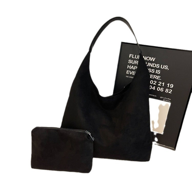 Women's Capacity Commuter Summer High Sense Frosted Shoulder Bags