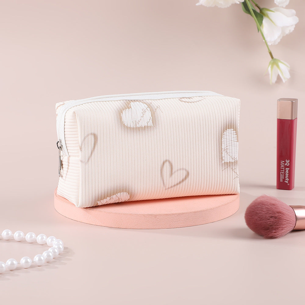 Wind Love Pencil Fashion Portable Toiletry Cosmetic Bags