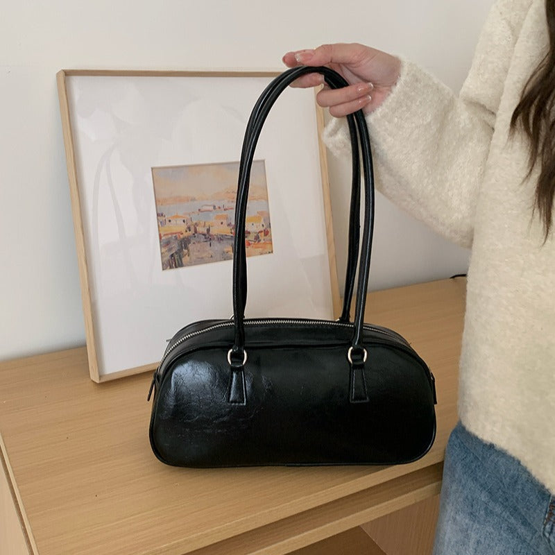 Women's Korean Style Spring Design Ballet Portable Fashionable Sier Bags