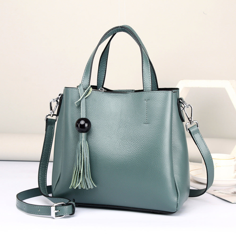 Women's Summer Simple Light Luxury Commuter Large Shoulder Bags