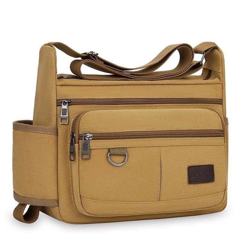 Men's Canvas Retro Large Capacity Versatile Men's Shoulder Bags