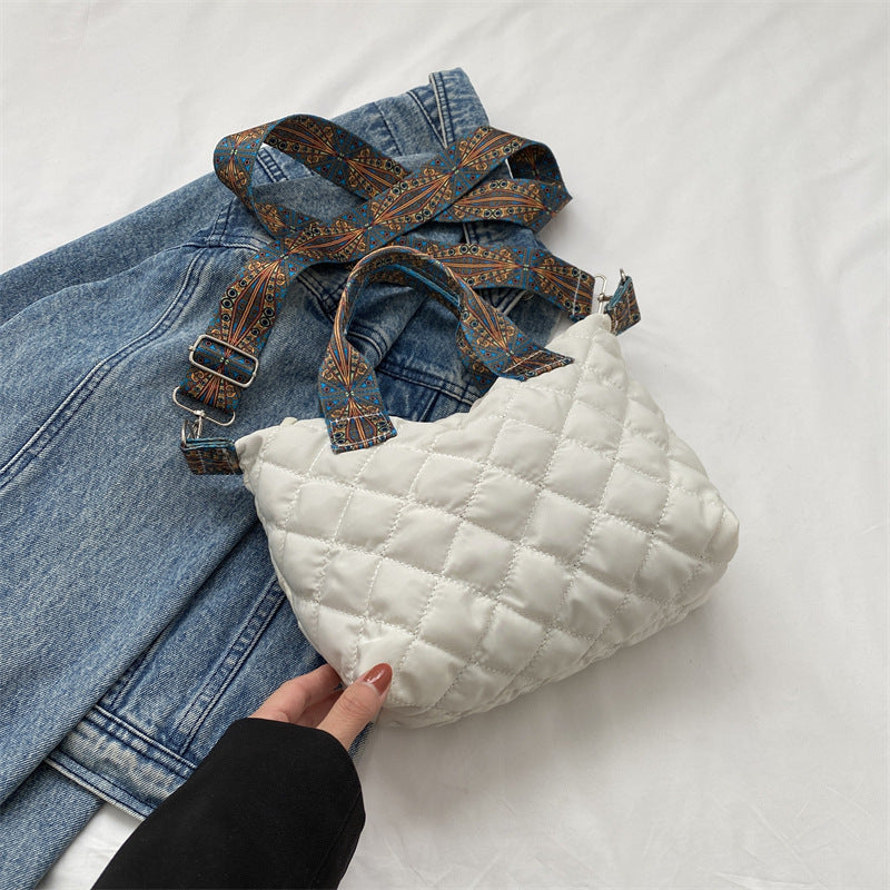 Women's Rhombus Korean Style Simple Stylish Personalized Shoulder Bags