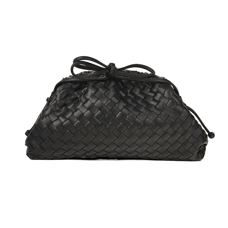 Large Cloud Woven Capacity Clip Hand Crossbody Bags