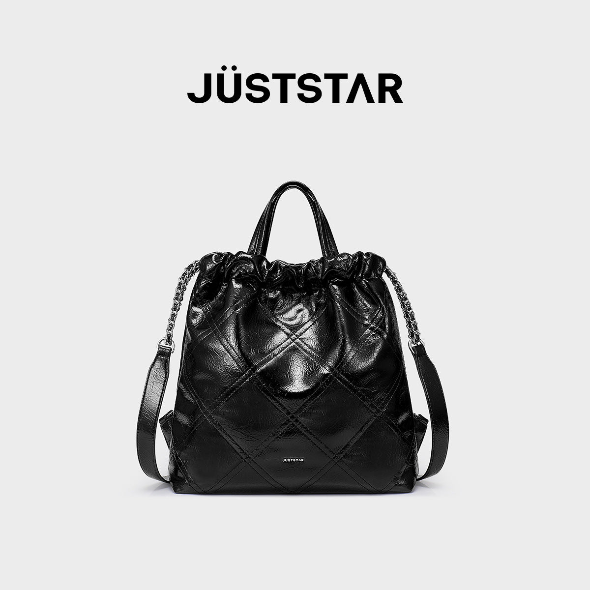 Star Garbage Hobo Female Rhombus Portable Backpacks